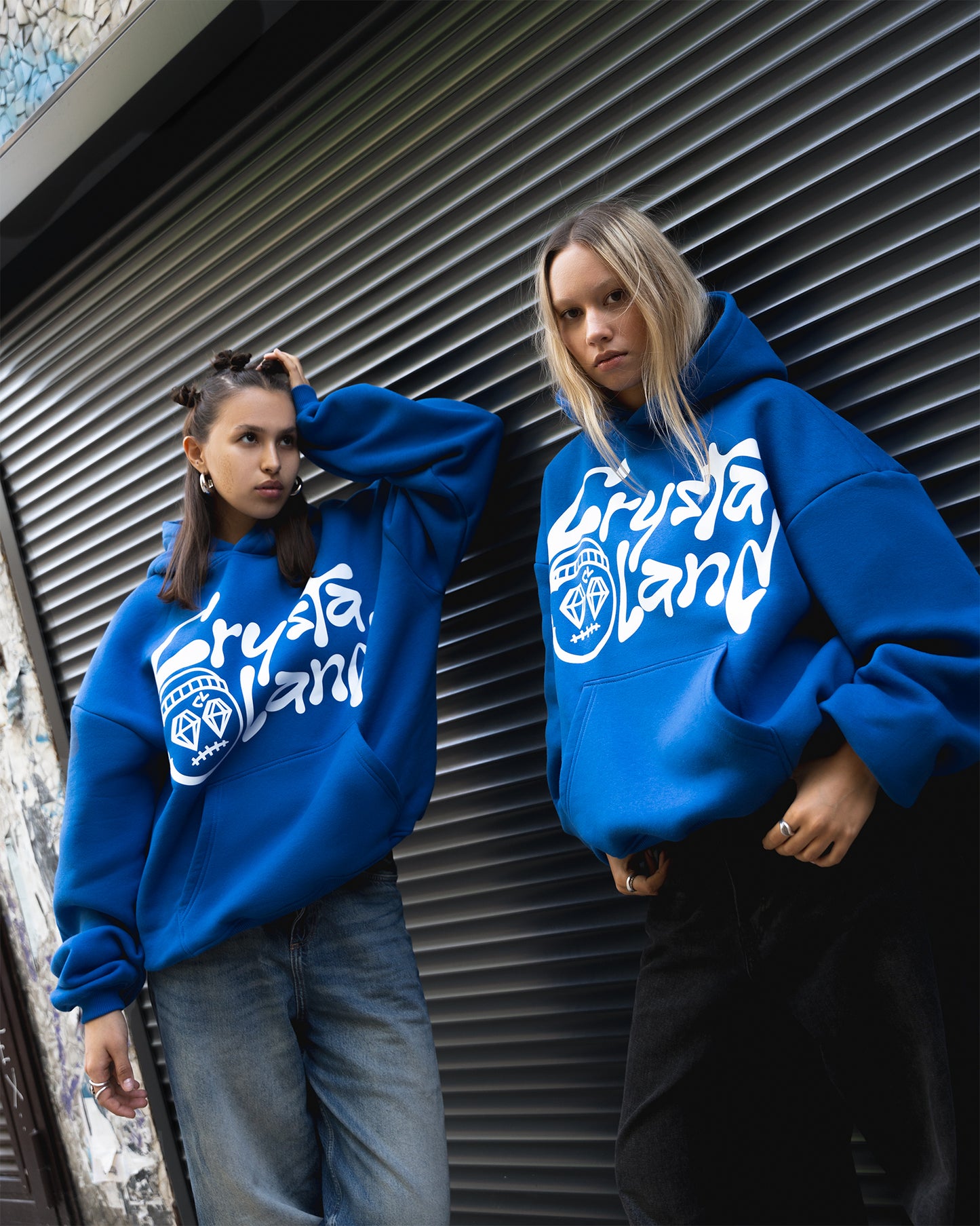 CRYSTALAND CORNFLOWER HOODIE