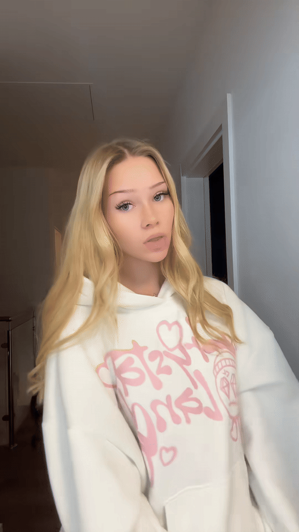 CRYSTALAND VALENTINE'S DAY VANILLA HOODIE