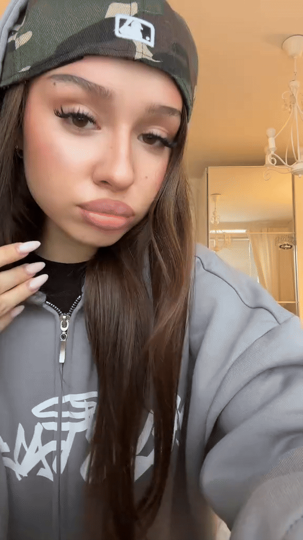 CRYSTALAND SILVER GREY ZIP UP HOODIE