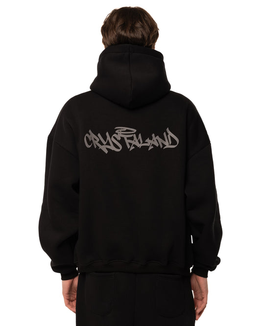 CRYSTALAND BLACK HOODIE