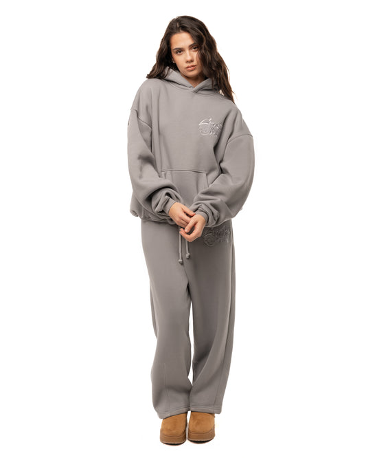 CRYSTALAND SILVER GREY SWEATPANTS