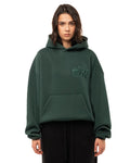 CRYSTALAND BASIC FOREST GREEN HOODIE