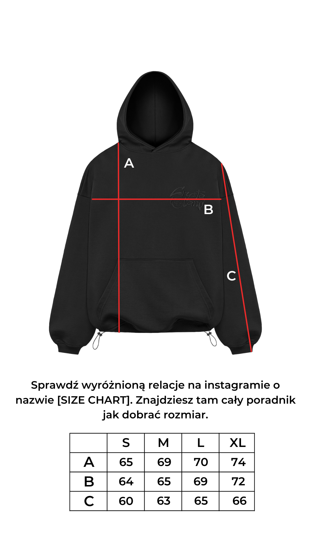 CRYSTALAND BASIC SHADOW GREY HOODIE