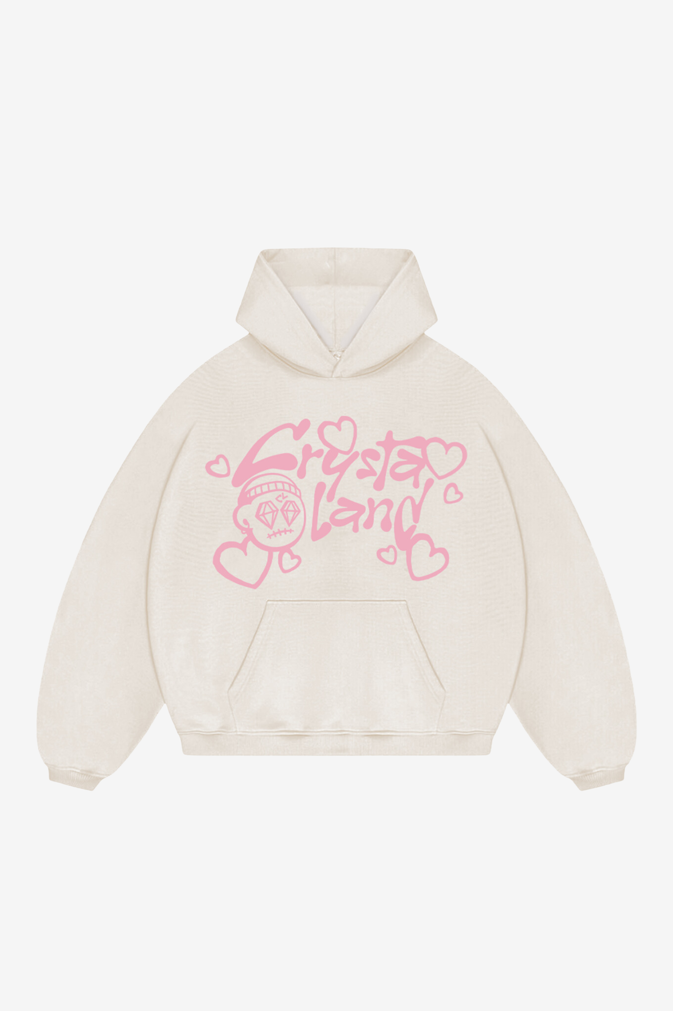 CRYSTALAND VALENTINE'S DAY VANILLA HOODIE